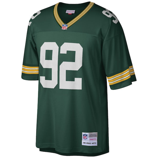 Reggie White Green Bay Packers Big & Tall 1996 Retired Player Replica Jersey - Green - Image 2