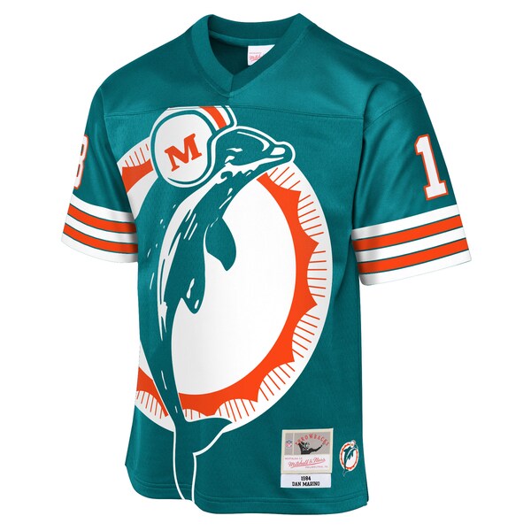 Dan Marino Miami Dolphins Youth 1984 Throwback Fashion Jersey - Aqua - Image 2