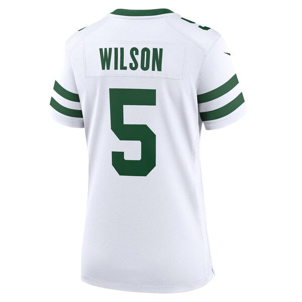 Garrett Wilson New York Jets Nike Women's Game Jersey - Legacy White - Image 3