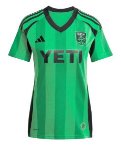 Alternative view of Austin FC adidas Youth 2025 The Heartbeat Kit Replica Custom Jersey - Green