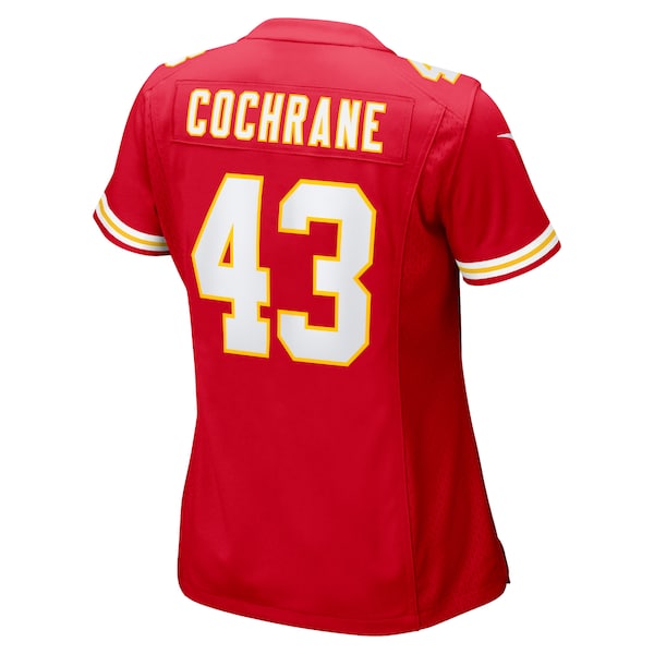 Jack Cochrane Kansas City Chiefs Nike Women's Game Player Jersey - Red - Image 3