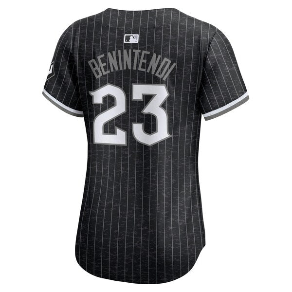 Andrew Benintendi Chicago White Sox Nike Women's 2025 City Connect Limited Jersey - Black - Image 3
