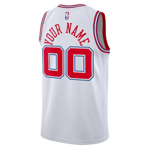 Houston Rockets Nike Unisex 2023/24 Custom Swingman Jersey - White - City Edition - Image 7