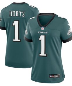 Jalen Hurts Philadelphia Eagles Nike Women's Team Game Jersey - Midnight Green