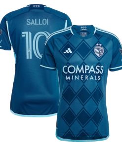 Daniel Salloi Sporting Kansas City adidas 2024 Diamonds Our Forever Authentic Player Jersey?¨C Navy