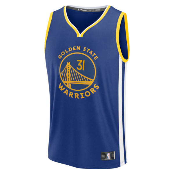 Seth Curry Golden State Warriors Fast Break Replica Jersey - Blue - Icon Edition - Image 2