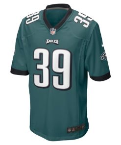 Alternative view of Eli Ricks Philadelphia Eagles Nike Team Game Jersey - Midnight Green