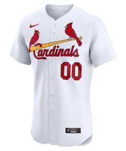 Alternative view of St. Louis Cardinals Nike Home Elite Custom Jersey - White