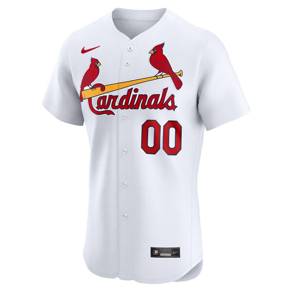 St. Louis Cardinals Nike Home Elite Pick-A-Player Retired Roster Jersey - White - Image 2