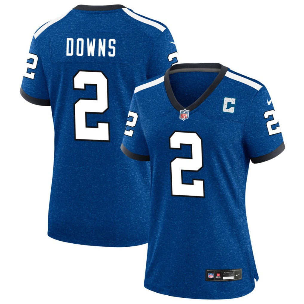Josh Downs Indianapolis Colts Nike Women's Team Game Jersey - Indiana Nights