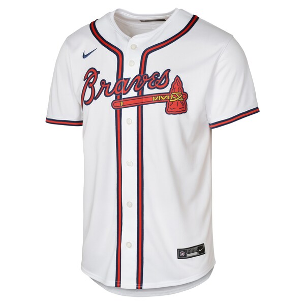 Ronald Acu?a Jr. Atlanta Braves Nike Youth Home Limited Player Jersey - White - Image 2