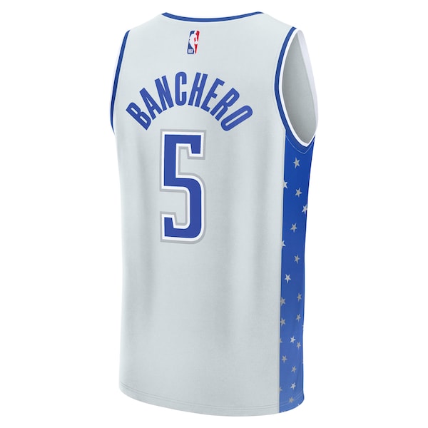 Paolo Banchero Orlando Magic Youth 2025/26 City Edition Fast Break Jersey - Silver - Image 3