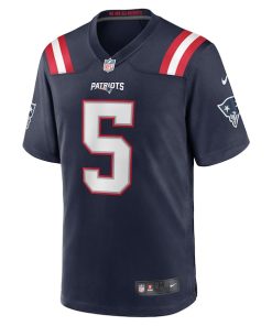 Alternative view of Jabrill Peppers New England Patriots Nike Game Player Jersey - Navy