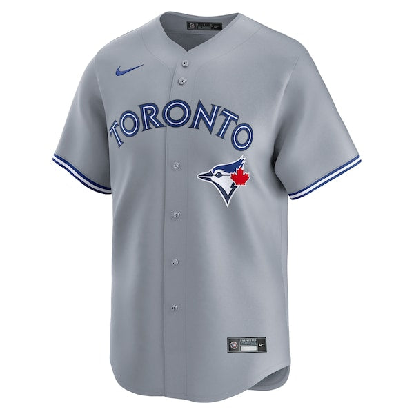Toronto Blue Jays Nike Away Limited Custom Jersey - Gray - Image 2