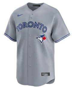 Alternative view of Toronto Blue Jays Nike Away Limited Jersey - Gray