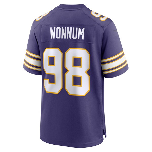 D.J. Wonnum Minnesota Vikings Nike Classic Player Game Jersey - Purple - Image 3
