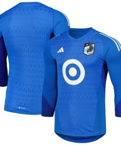 Minnesota United FC adidas 2024 Goalkeeper Long Sleeve Replica Jersey - Blue