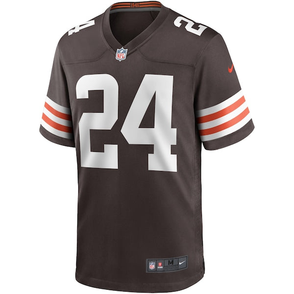 Nick Chubb Cleveland Browns Nike Game Player Jersey - Brown/White - Image 3