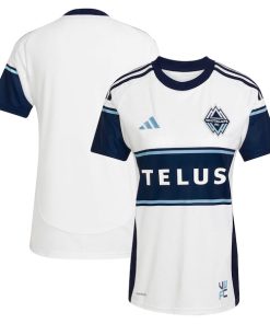 Alternative view of Vancouver Whitecaps FC adidas Women's 2025 The Peak Replica Jersey - White