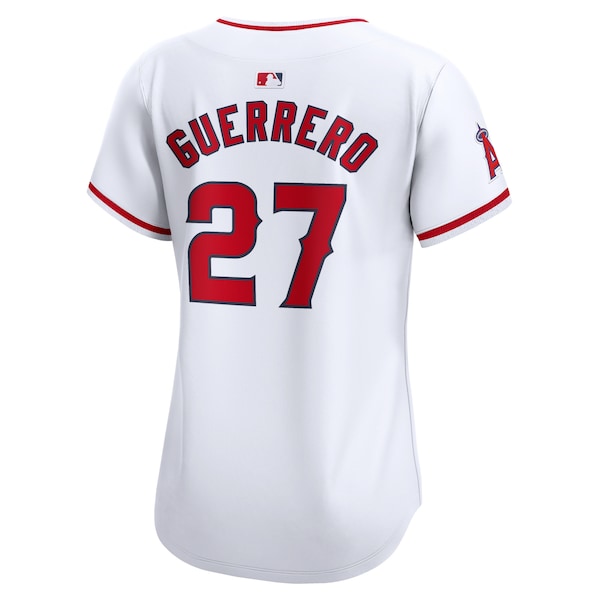 Vladimir Guerrero Los Angeles Angels Nike Women's Home Limited Player Jersey - White - Image 3