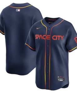 Houston Astros Nike City Connect Limited Custom Jersey - Navy
