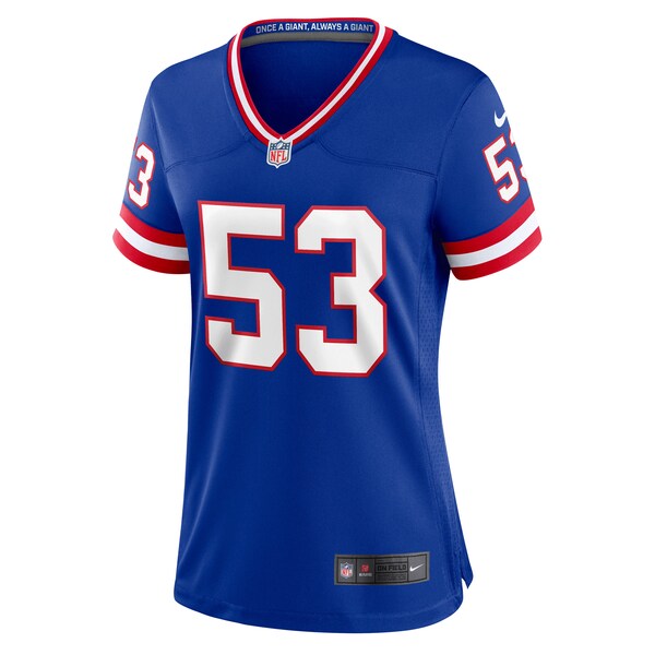 Harry Carson New York Giants Nike Women's Classic Retired Player Game Jersey - Royal - Image 2