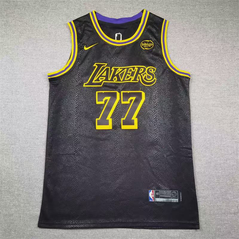Luka Don?i? Los Angeles Lakers Nike Mamba Edition Jersey - Black - Image 2