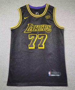 Alternative view of Luka Don?i? Los Angeles Lakers Nike Youth Mamba Edition Jersey - Black