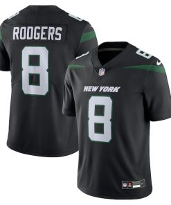 Aaron Rodgers New York Jets Nike  Vapor Untouchable Limited Jersey - Black/Green