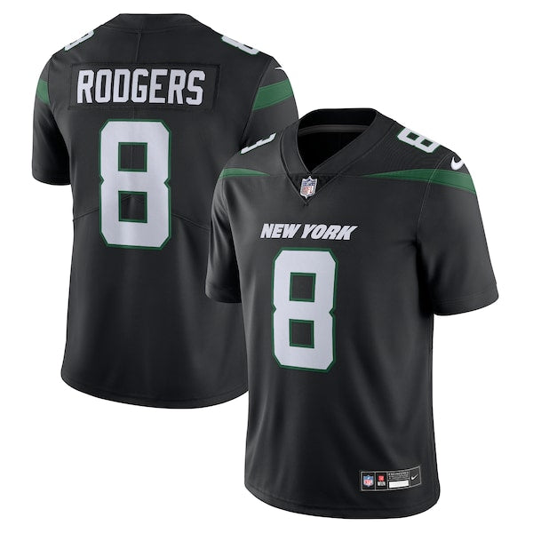 Aaron Rodgers New York Jets Nike Vapor Untouchable Limited Jersey - Black/Green