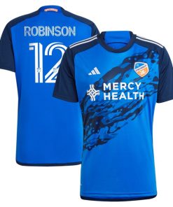 Miles Robinson FC Cincinnati adidas 2024 River Kit Replica Player Jersey - Blue/White