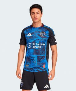 San Jose Earthquakes adidas 2025 Headliner Authentic Jersey - Black