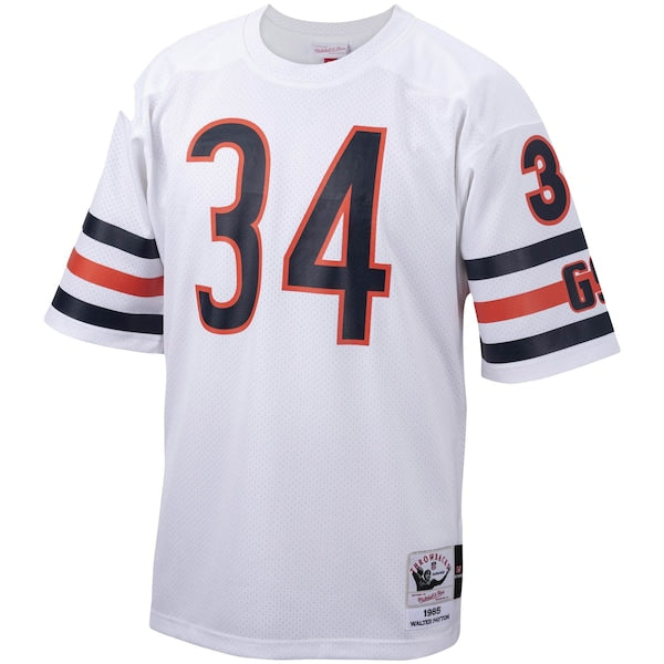 Walter Payton Chicago Bears Big & Tall 1985 Retired Player Replica Jersey - White/Navy - Image 3