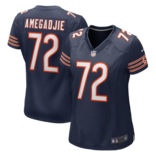 Kiran Amegadjie Chicago Bears Nike Women's Game Jersey - Navy - Image 2