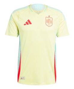 Alternative view of Spain National Team adidas 2024 Away Authentic Jersey - Yellow