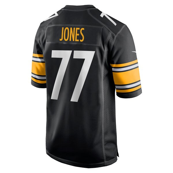 Broderick Jones Pittsburgh Steelers Nike 2023 NFL Draft First Round Pick Game Jersey - Black - Image 3