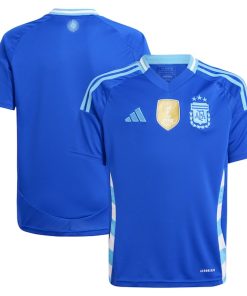Argentina National Team adidas Youth 2024 Away Replica Jersey - Blue