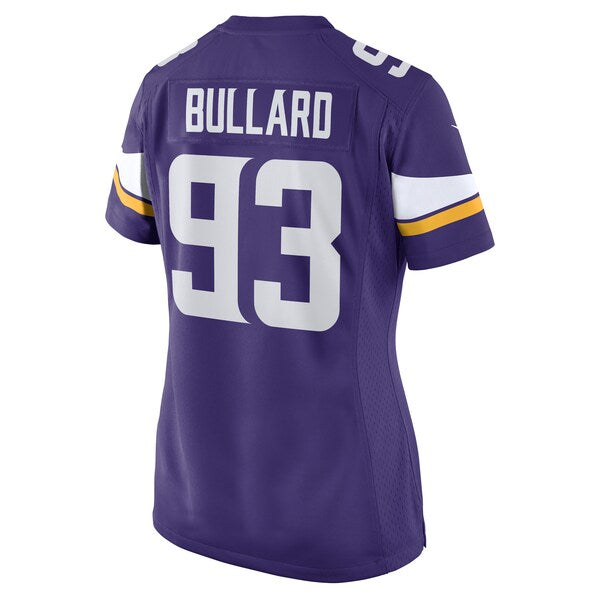Jonathan Bullard Minnesota Vikings Nike Women's Game Player Jersey - Purple - Image 3