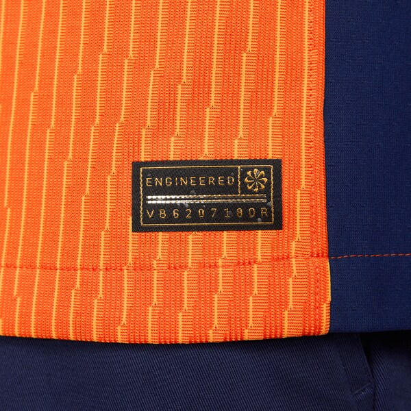 Netherlands National Team Nike 2024 Home Authentic Blank Jersey - Orange - Image 7