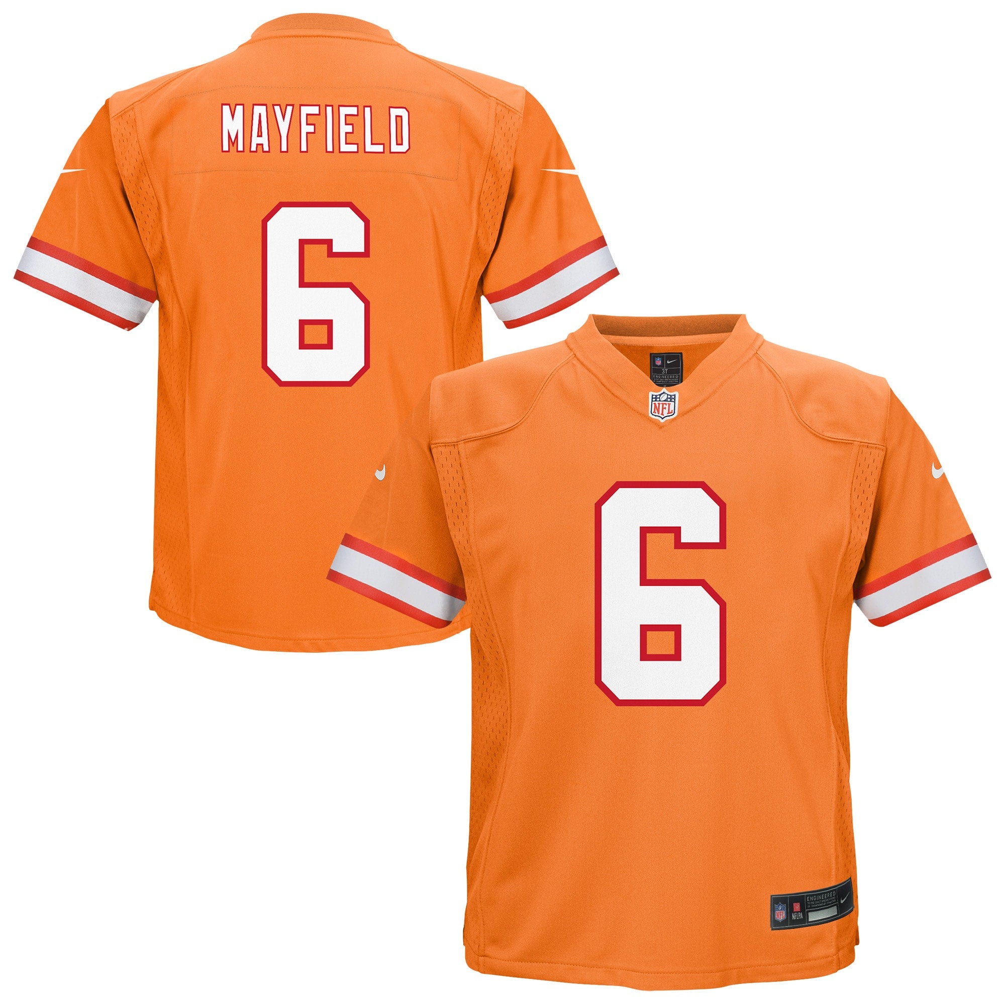 Baker Mayfield Tampa Bay Buccaneers Nike Toddler Game Jersey - Red/White/Orange - Image 6