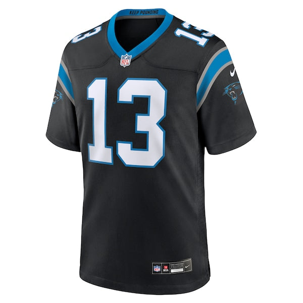 Hunter Renfrow Carolina Panthers Nike Team Game Jersey - Black - Image 2