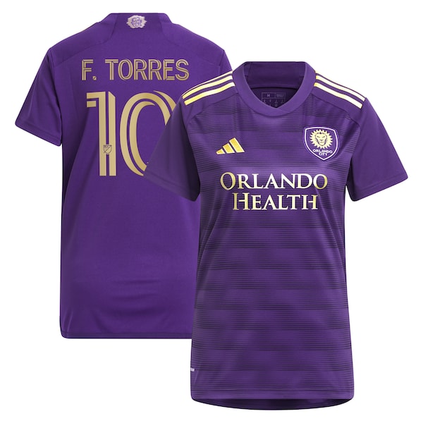 Facundo Torres Orlando City SC adidas Women's 2024 The Wall Kit Replica Player Jersey?ยจC Purple