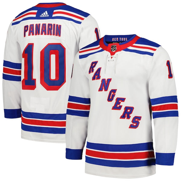 Artemi Panarin New York Rangers adidas Away Primegreen Authentic Player Jersey - White/Blue/Navy - Image 2