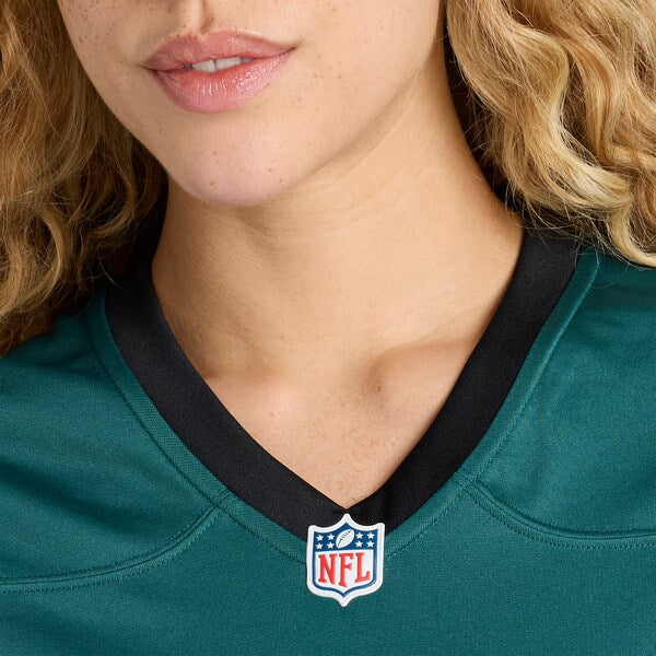 Charley Hughlett Philadelphia Eagles Nike Women's Team Game Jersey - Midnight Green - Image 9
