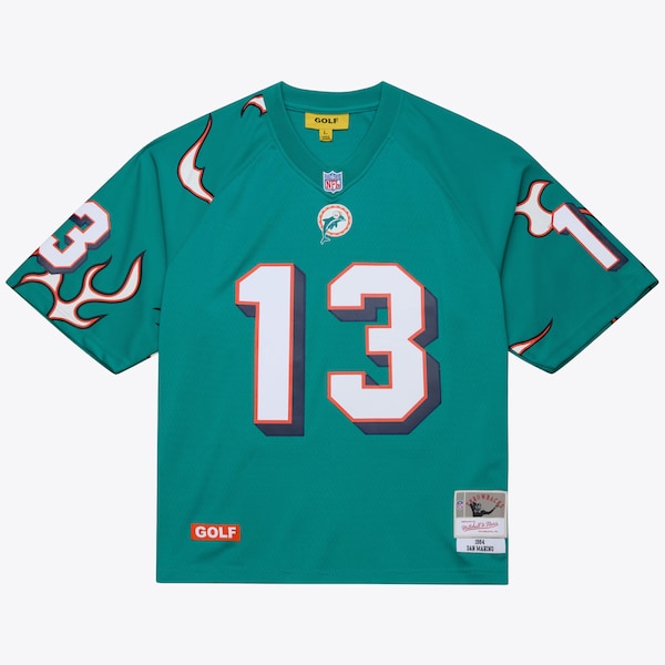 Dan Marino Miami Dolphins x Golf Wang Unisex 1984 Legacy Fashion Jersey - Aqua - Image 3
