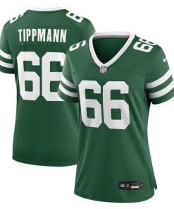 Joe Tippmann New York Jets Nike Women's Team Game Jersey - Legacy Green