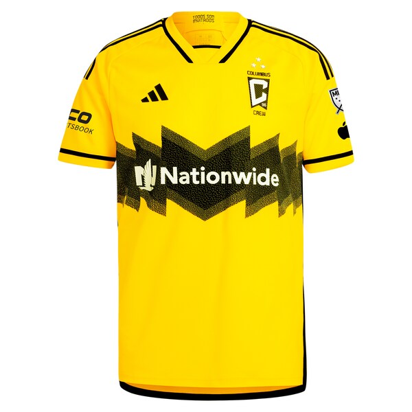 Aidan Morris Columbus Crew adidas 2024 The Home Kit Authentic Player Jersey - Yellow - Image 2