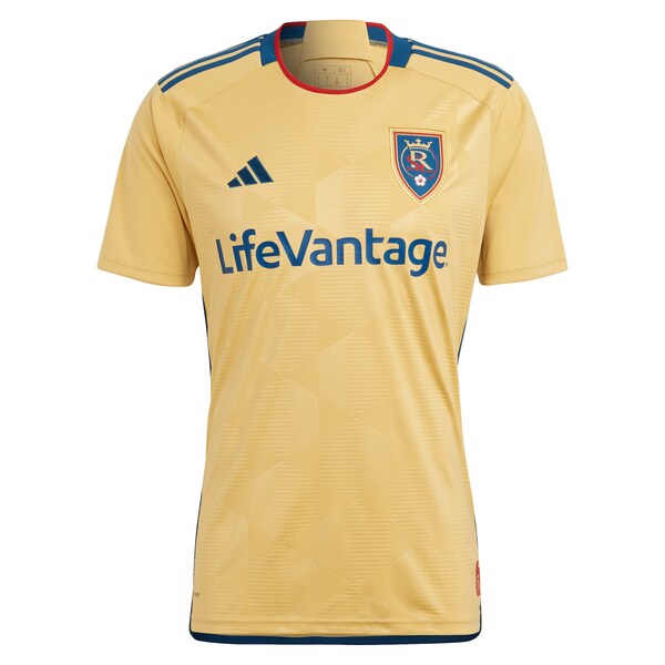 Real Salt Lake adidas 2024 The Beehive State Kit Replica Custom Jersey - Gold - Image 2