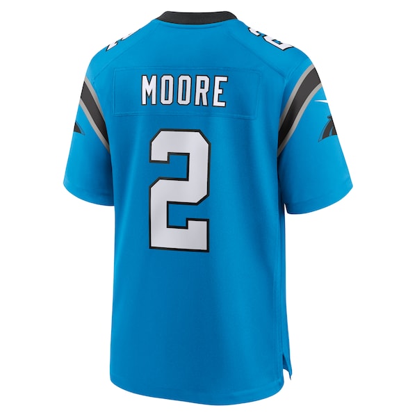 D.J. Moore Carolina Panthers Nike Alternate Game Jersey - Blue - Image 3