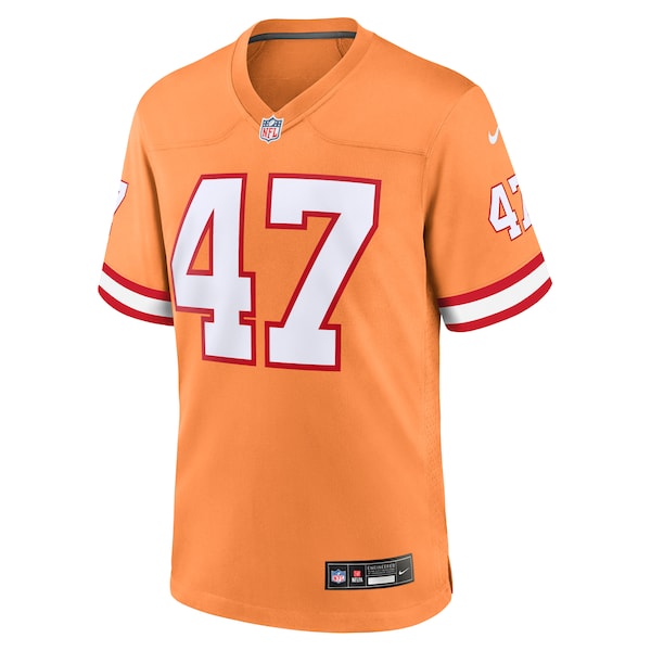 John Lynch Tampa Bay Buccaneers Nike Throwback Game Jersey - Orange - Image 2